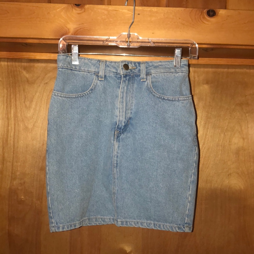 American Apparel Jean Skirt